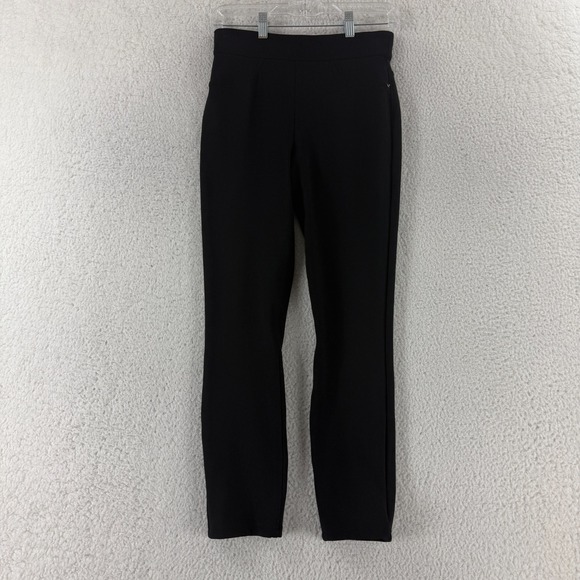 SPANX Pants - Spanx The Perfect Black Ponte Ankle Pants Womens Small Pull On Stretch High-Rise